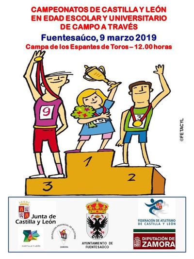 Fuentesaúco se viste de gala para acoger el campeonato regional de cross en edad escolar y universitario