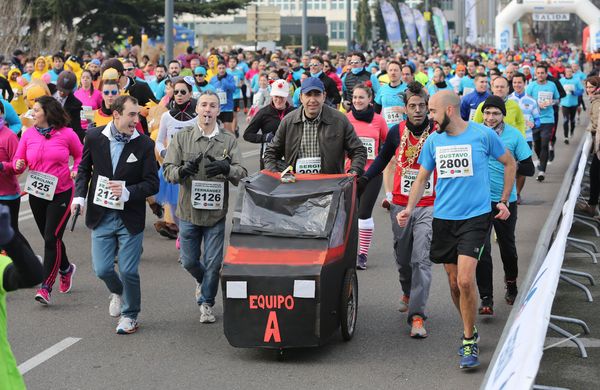 GRAN ÉXITO DE LA SAN SILVESTRE POPULAR DE VALLADOLID, SOLIDARIA Y DIVERTIDA