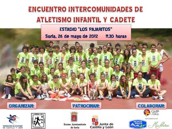 CASI 70 ATLETAS EN EL ENCUENTRO INTERCOMUNIDADES INFANTIL Y CADETE.