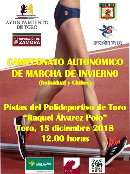 CAMPEONATO AUTONÓMICO DE MARCHA EN PISTA. INDIVIDUAL Y CLUBES