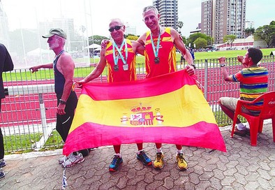 EL BURGALÉS MIGUEL ÁNGEL ORTEGA, SUBCAMPEÓN DEL MUNDO DE MARATÓN DE VETERANOS