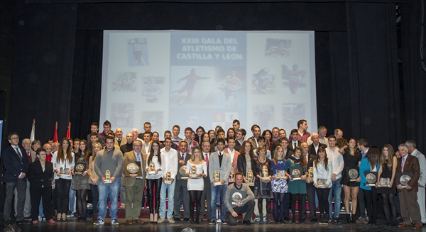 BRILLANTE DESARROLLO DE LA XXIII GALA DEL ATLETISMO DE CASTILLA Y LEÓN