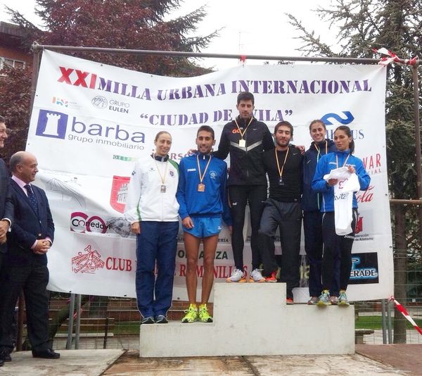 ÁLVARO RODRÍGUEZ Y NURIA LUGUEROS, CAMPEONES AUTONÓMICOS DE MILLA EN RUTA