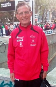 JOSE ANTONIO ARIAS (HOTEL CÁNDIDO), SUBCAMPEÓN DE EUROPA DE VETERANOS M-70 DE MEDIA MARATHON.