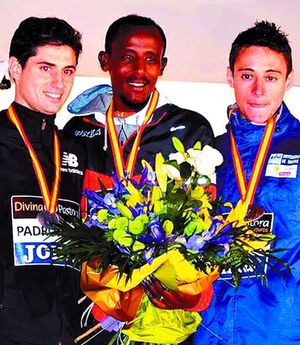 EL PALENTINO JAVIER GARCIA DEL BARRIO (UBU-CAJA DE BURGOS), BRONCE EN EL CAMPEONATO DE ESPAÑA DE 10 KM. EN RUTA