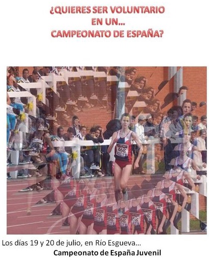 CAMPEONATO DE ESPAÑA JUVENIL : CAMPAÑA DE CAPTACIÓN DE VOLUNTARIOS.