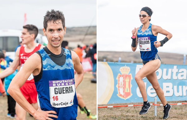 JAVI GUERRA Y NURIA LUGUEROS LOS MEJORES ATLETAS DE CASTILLA Y LEÓN EN EL CROSS DE SORIA