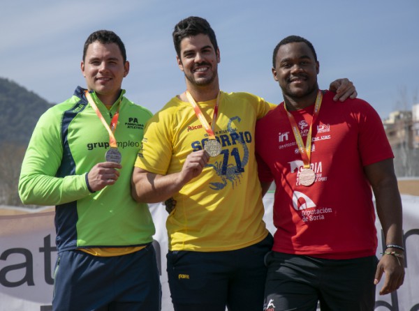 ALEJANDRO VIELVA PLATA Y LUIS MANUEL RAMIREZ BRONCE, EN EL CAMPEONATO DE ESPAÑA DE LANZAMIENTOS