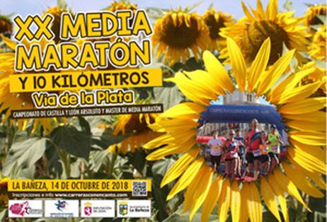 PABLO MANUEL VILLA Y JOANA FILIPA PEREIRA VENCEDORES DE LA MEDIA MARATÓN EN LA BAÑEZA