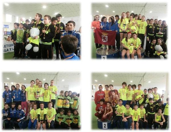 CAMPEONATO DE CLUBES INFANTILES Y CADETES: TRES TÍTULOS PARA EL C.A.VALLADOLID Y UNO PARA EL PUENTECILLAS DE PALENCIA