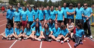 LOS EQUIPOS FEMENINOS DE SPRINT LEÓN (JÚNIORS) Y C.A.VALLADOLID (CADETES), EN EL CAMPEONATO DE ESPAÑA DE CLUBES