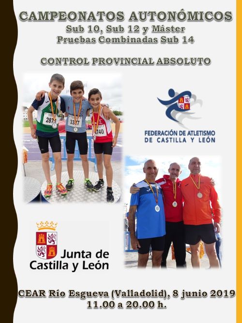 CAMPEONATOS AUTONÓMICOS SUB10, SUB12, MÁSTER Y PRUEBAS COMBINADAS SUB14