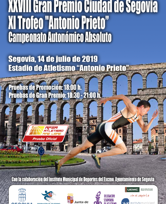 XXVIII G.P. CIUDAD DE SEGOVIA. XI TROFEO ANTONIO PRIETO