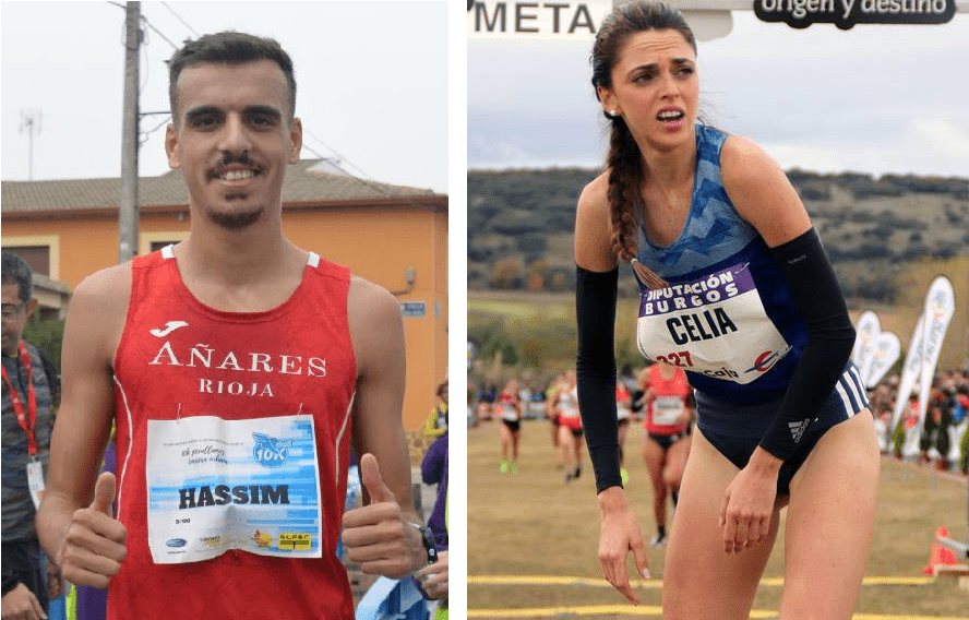 NASSIM HASSAOUS Y CELIA ANTÓN DESTACADOS EN EL CROSS DE ATAPUERCA