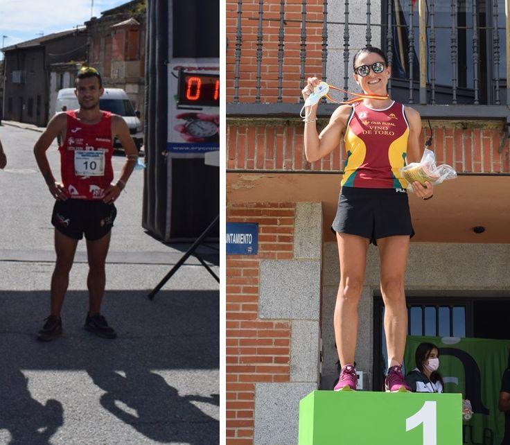 ADRIÁN ERONÍMEDES Y VERÓNICA SÁNCHEZ CAMPEONES AUTONÓMICOS DE CARRERAS DE MONTAÑA