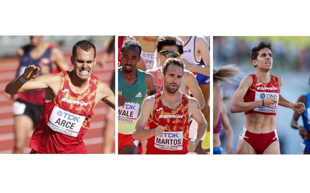 FANTÁSTICOS DANIEL ARCE, SEBAS MARTOS Y MARTA PÉREZ, EN LAS FINALES DEL MUNDIAL