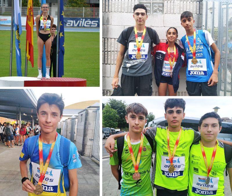 LOS ATLETAS SUB 16 DE CASTILLA Y LEÓN, VUELVEN CON ONCE MEDALLAS NACIONALES Y DOS RÉCORDS DE ESPAÑA