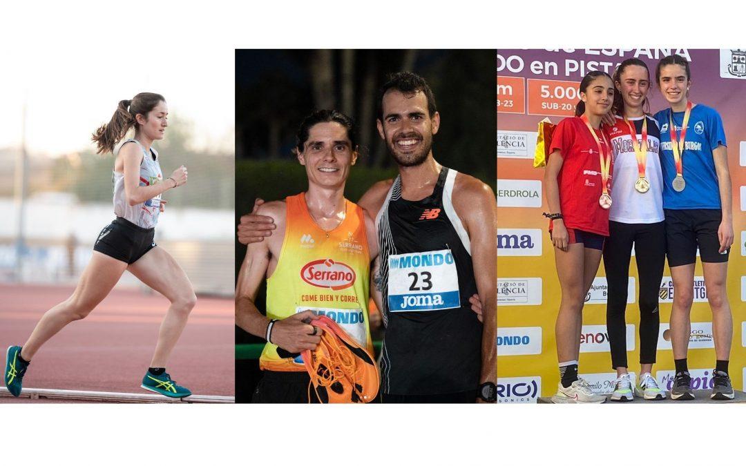 EN EL CAMPEONATO DE ESPAÑA ABSOLUTO DE FONDO, ROBERTO ALAIZ SEGUNDO Y CRISTINA RUIZ TERCERA